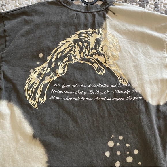 Darc Sport Her Grit V2 "Pump Cover" Tee in Wolf Gray Acid Wash (S) - Picture 3 of 3